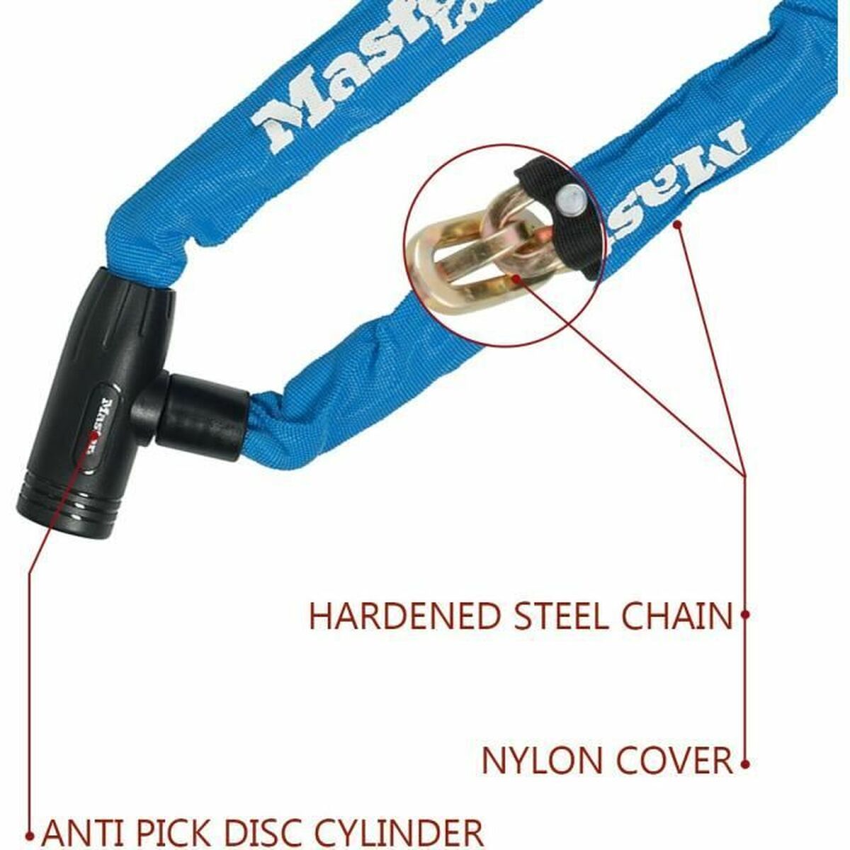 Αλυσίδα με λουκέτο Master Lock